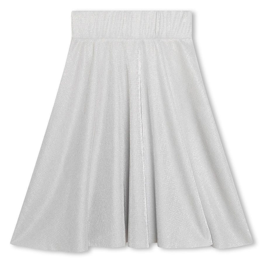 DKNY Silver Long Skirt
