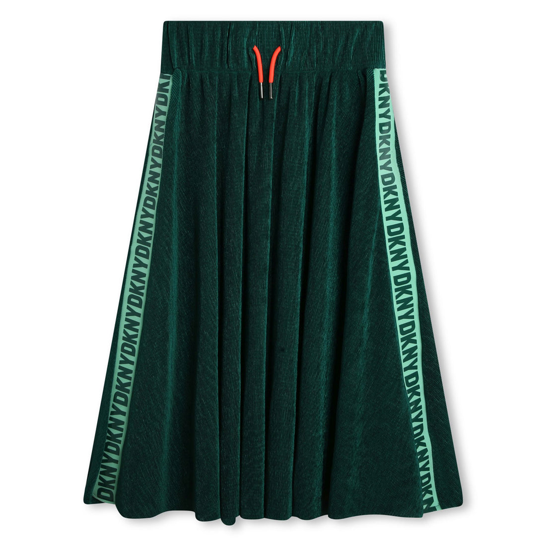 DKNY Adventure Logo Trim Long Skirt