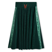 DKNY Adventure Logo Trim Long Skirt
