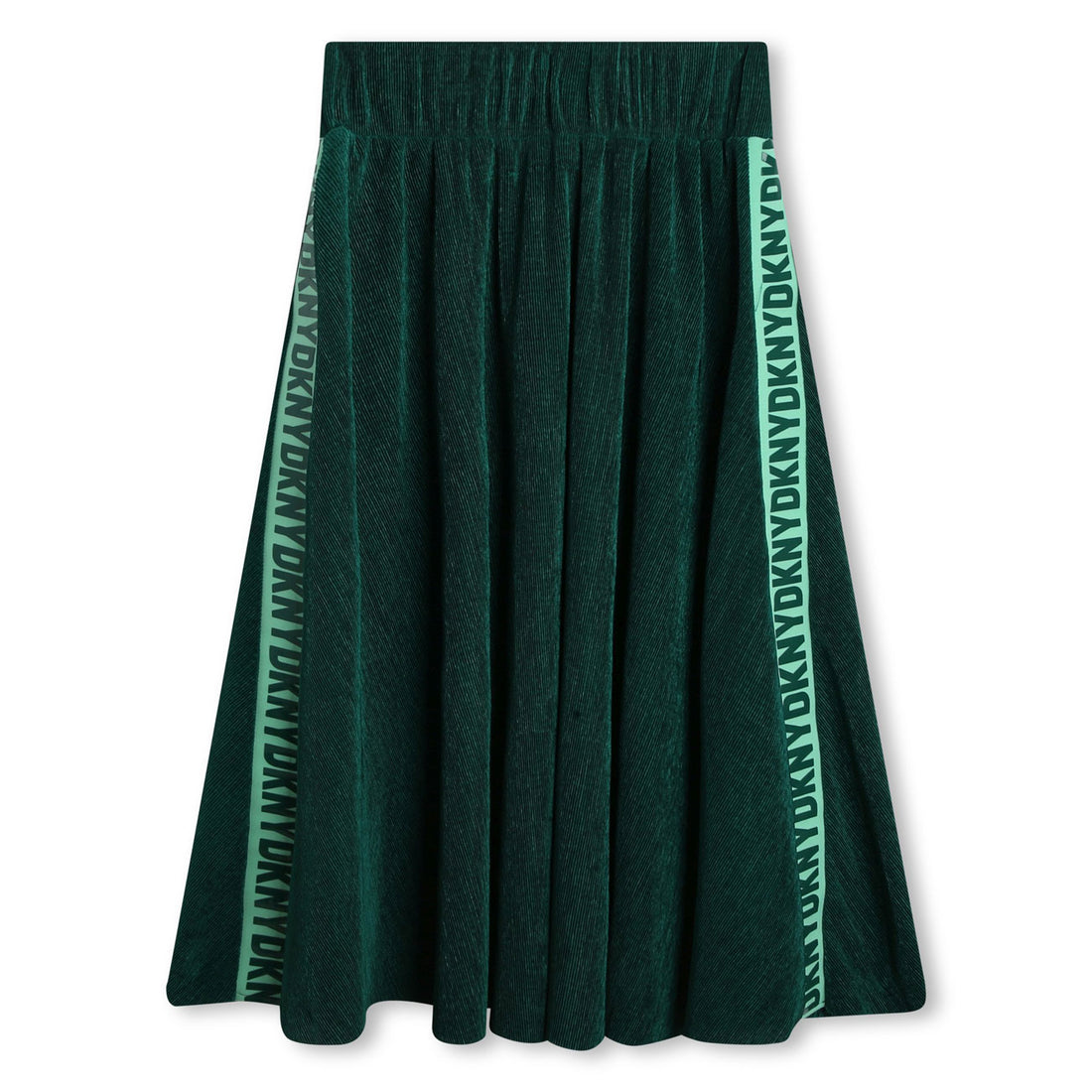 DKNY Adventure Logo Trim Long Skirt