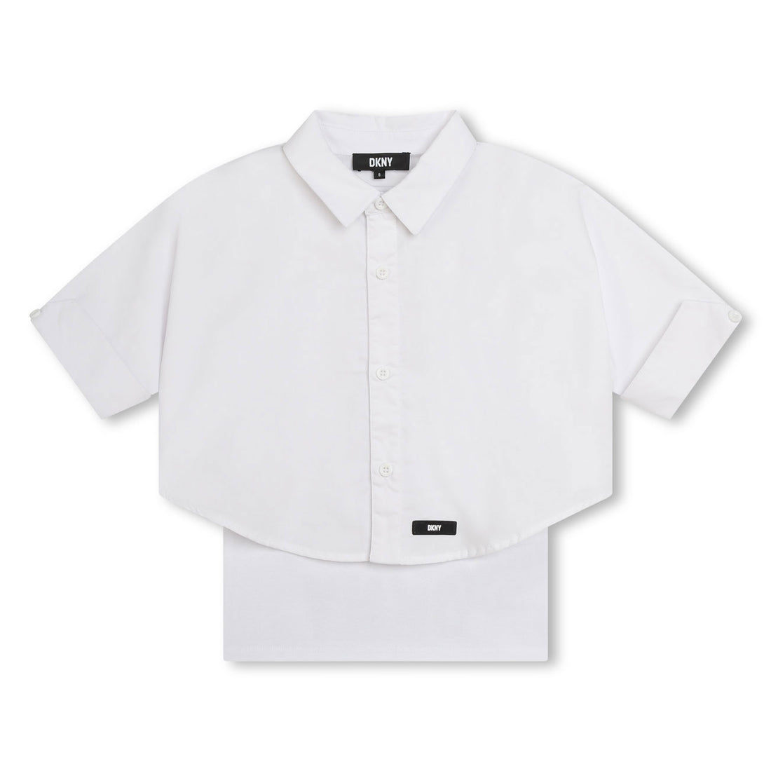 dkny white dress shirt Dkny Pearl-embellished Women Shirt