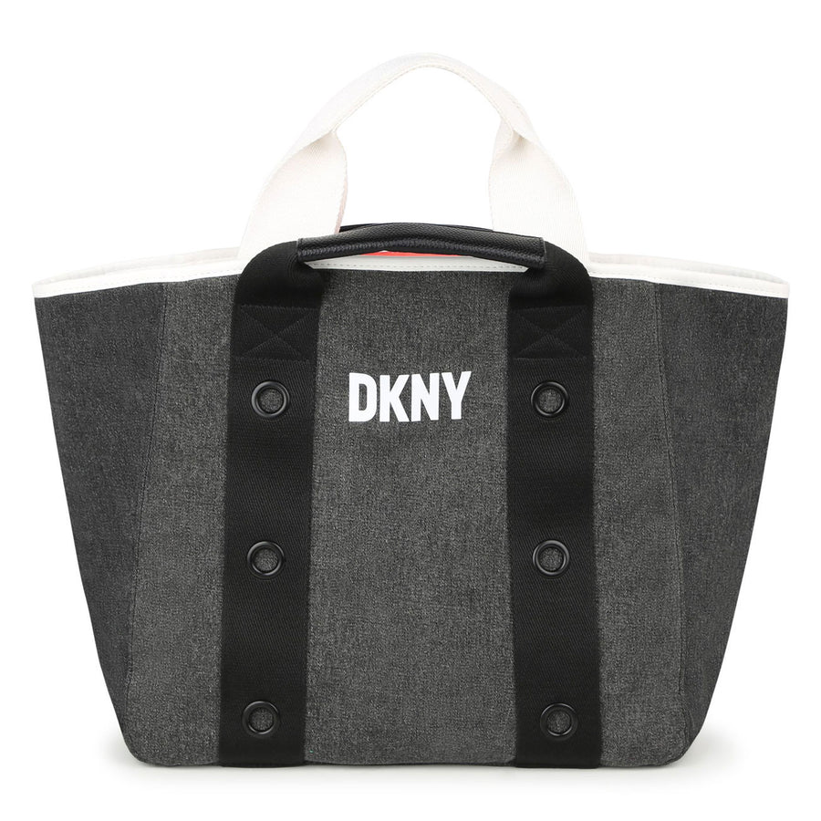DKNY Black Reversible Beach Bag