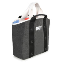 DKNY Black Reversible Beach Bag