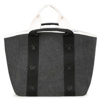 DKNY Black Reversible Beach Bag