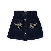 The New Society Denim Fusion Danubio Skirt