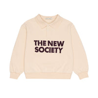 The New Society Sand Dario Polo Sweater