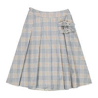 Darlin Plaid Buckle Skirt