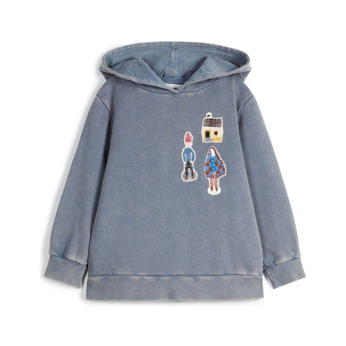 Wolf and Rita Indigo David Hoodie