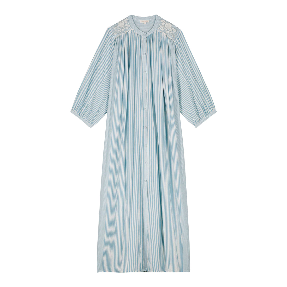 Louise Misha Blue Stripes Deepalina Dress