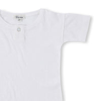 Bene Bene Off White Linen Half Bodysuit