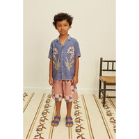 Apolina Azul Donny Embroidered Shirt