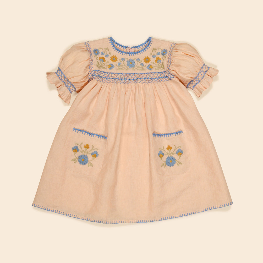 Apolina Satin Pink Dora Dress