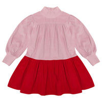 The Middle Daughter Double Violet/ Glace Cherry Double Whammy Dress