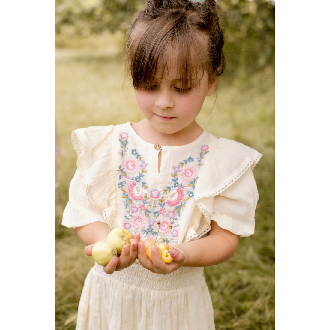 Louise Misha Yellow Aliette Dress