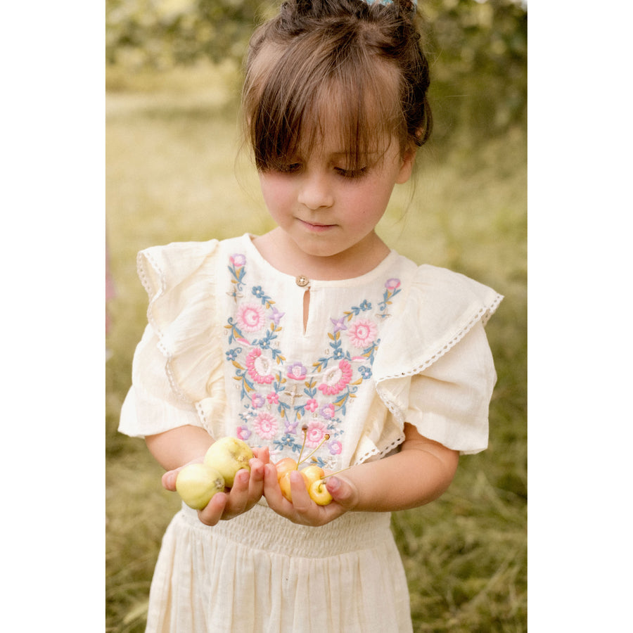Louise Misha Yellow Aliette Dress