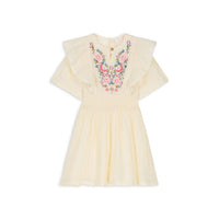 Louise Misha Yellow Aliette Dress