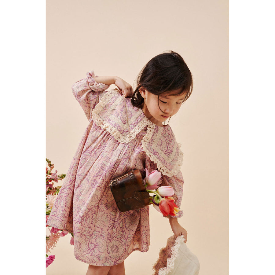 Louise Misha Pink Daisy Garden Arinola Dress