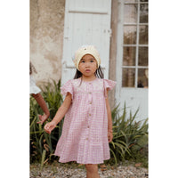 Louise Misha Fushia Tartan Joy Carlina Dress