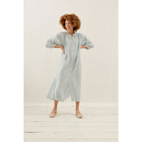 Louise Misha Blue Stripes Deepalina Dress