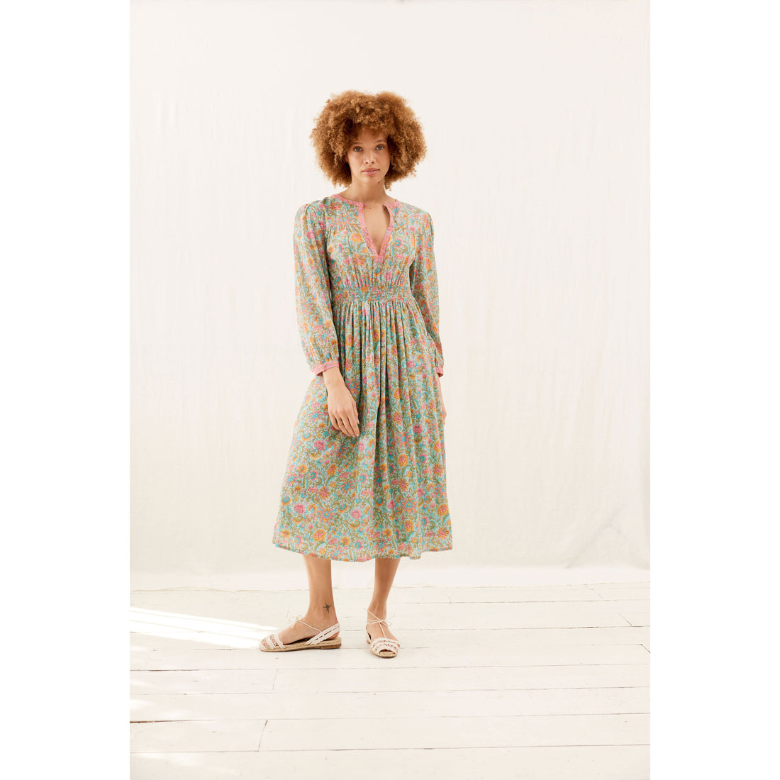 Louise Misha Water Riverside Flowers Diane Dress