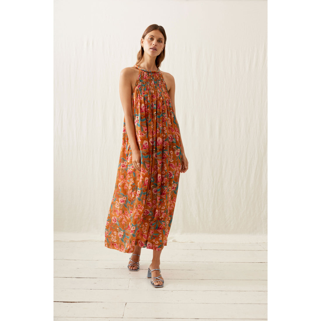 Louise Misha Cinnamon Poppy Bloom Marjorie Dress