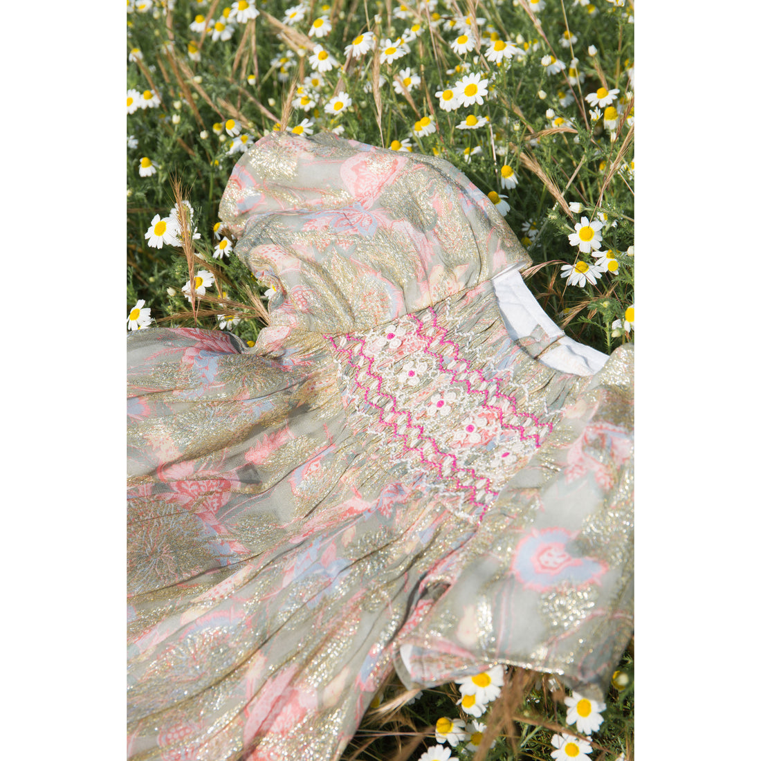 Louise Misha Khaki Wild Bouquet Olivina Dress