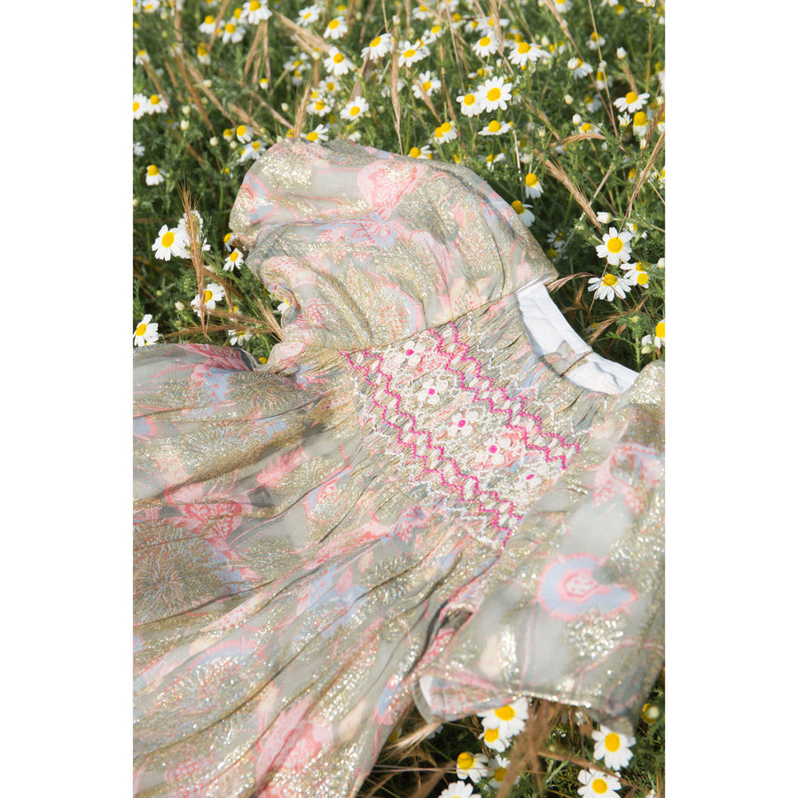 Louise Misha Khaki Wild Bouquet Olivina Dress