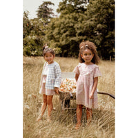 Louise Misha Pink Daisy Garden Siloe Dress