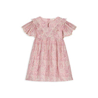 Louise Misha Pink Daisy Garden Siloe Dress