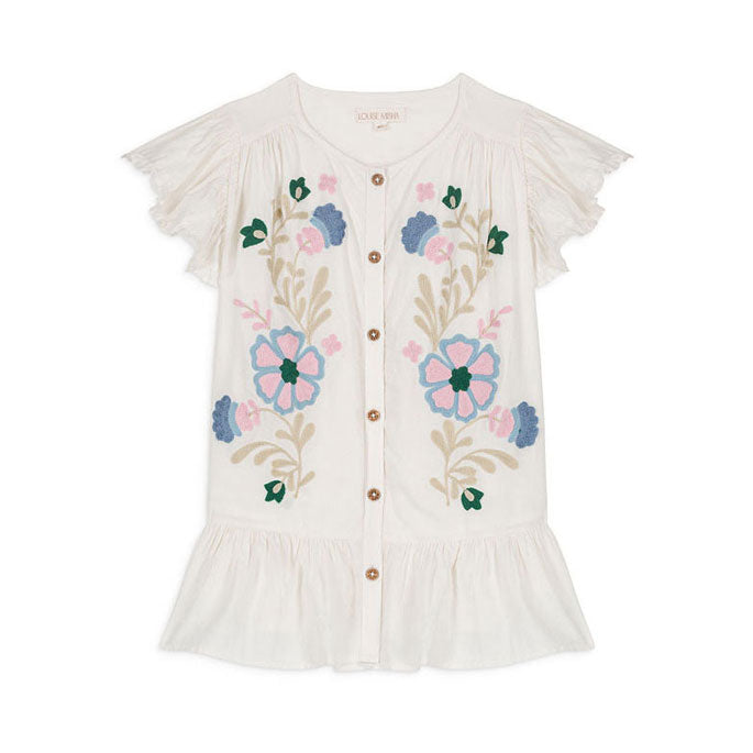 Louise Misha Off White Vania Dress