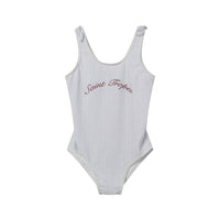 Coco Blanc Blue Striped Swimsuit