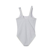 Coco Blanc Blue Striped Swimsuit