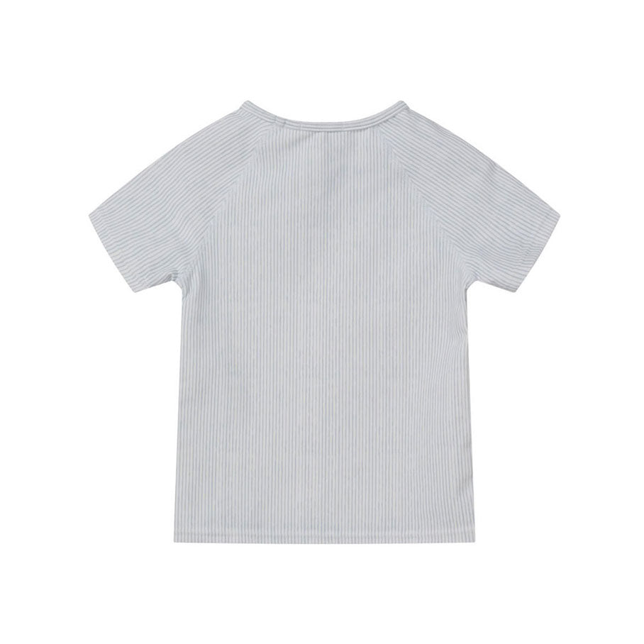 Coco Blanc Blue Striped Rashguard