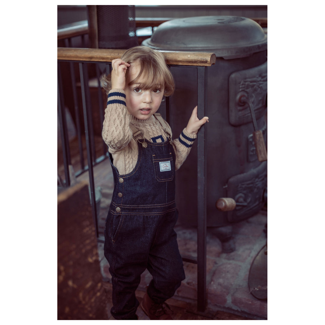 Coco Blanc Denim Overalls