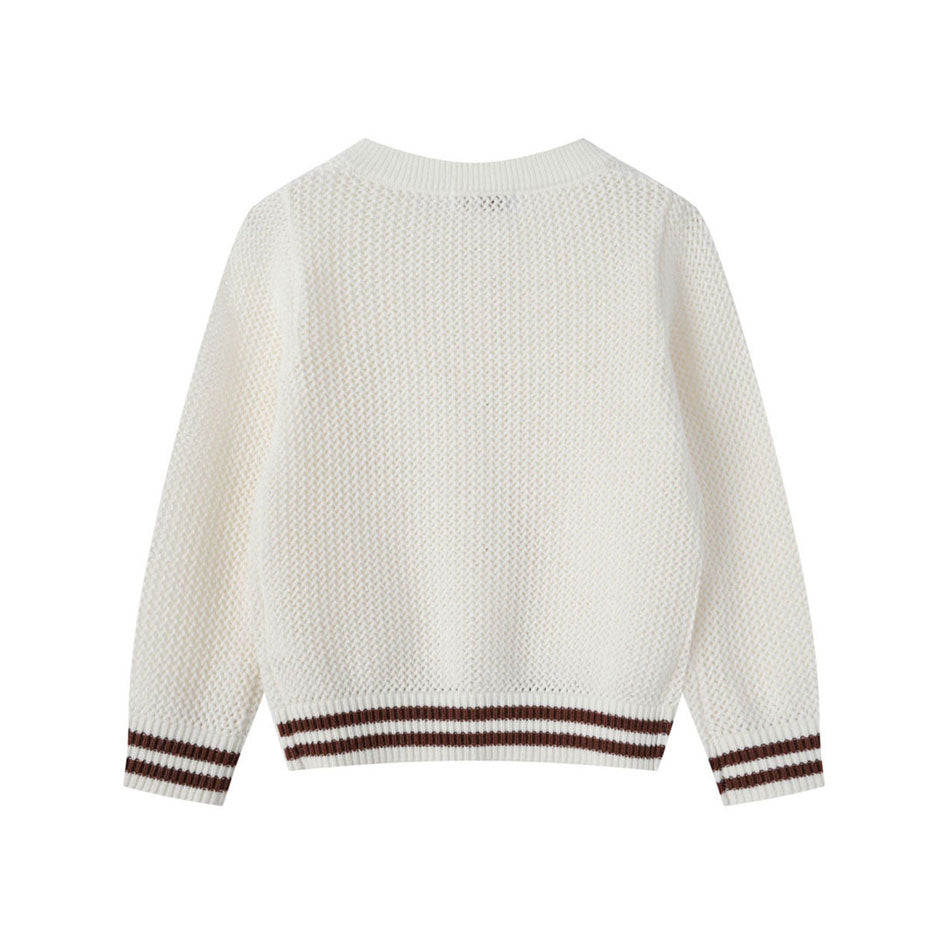 Coco Blanc Cream Crochet Cardigan