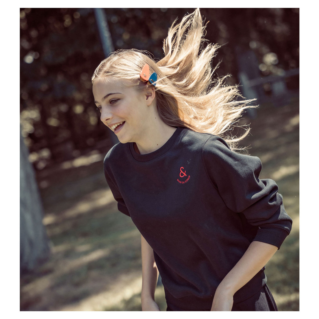 Coco Blanc Black Sweatshirt