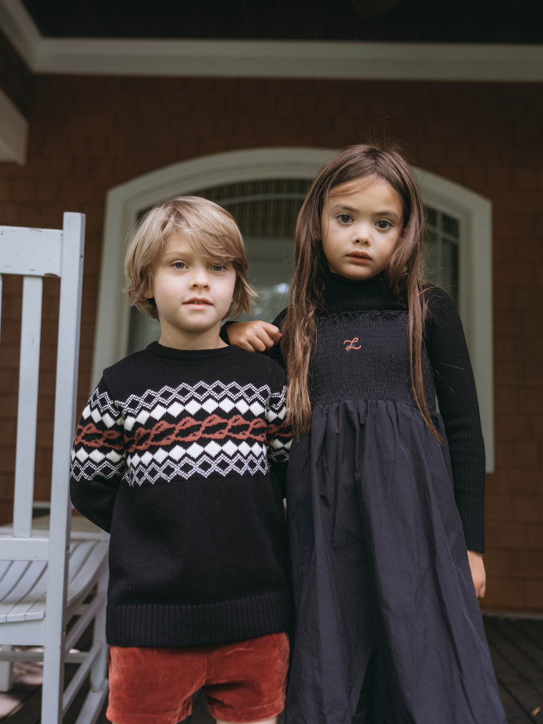 L by Ladida Black Cluster Turtleneck