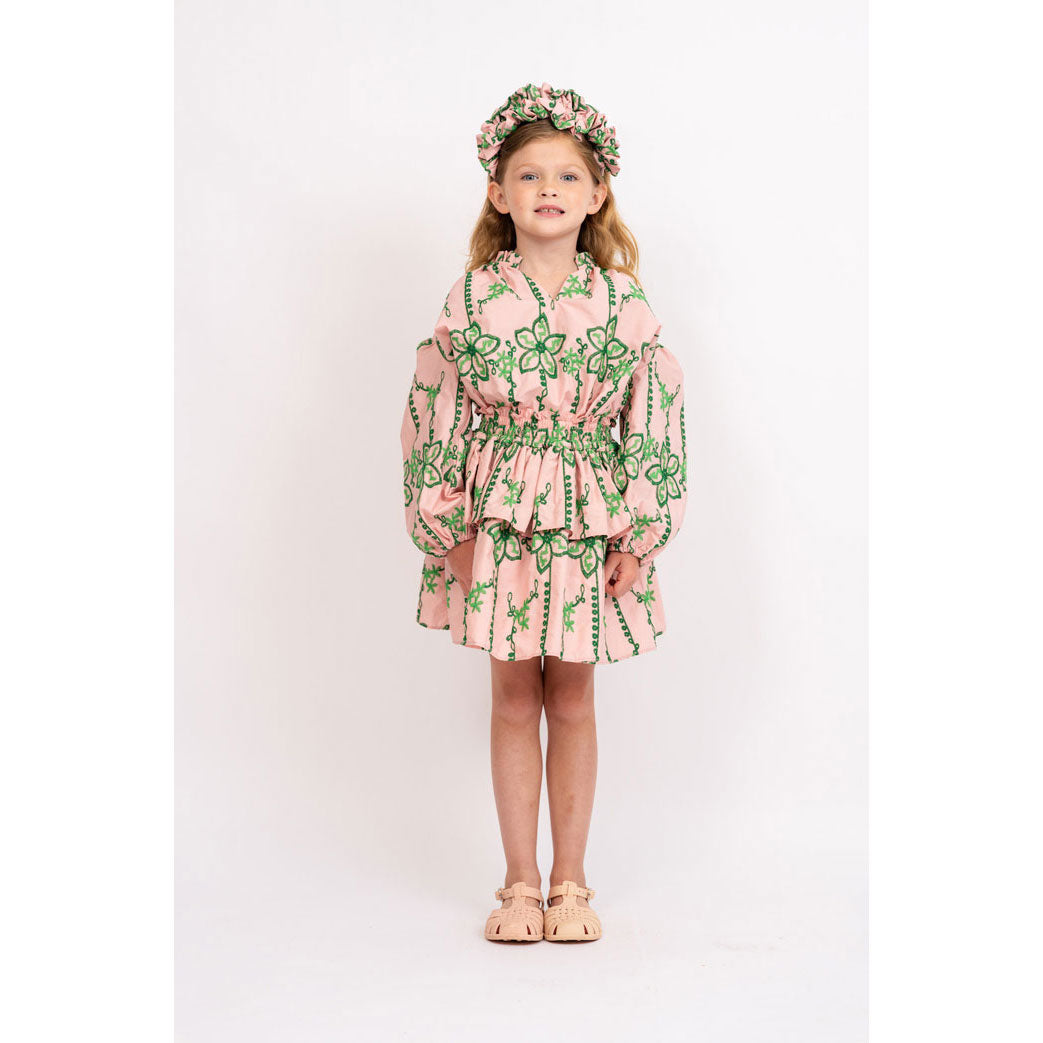 Tia Cibani Coral Mix Stella Flounce Headband