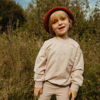 Ladida Layette Mauve Loved Sweatshirt Set