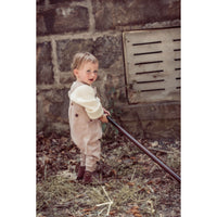 Coco Blanc Marled Blush French Terry Overall