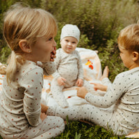 Ladida Layette Red Berry Pajamas