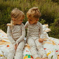Ladida Layette Red Berry Pajamas
