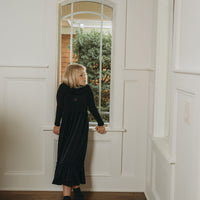 L by Ladida Navy Floral Turtleneck