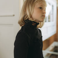 L by Ladida Navy Floral Turtleneck