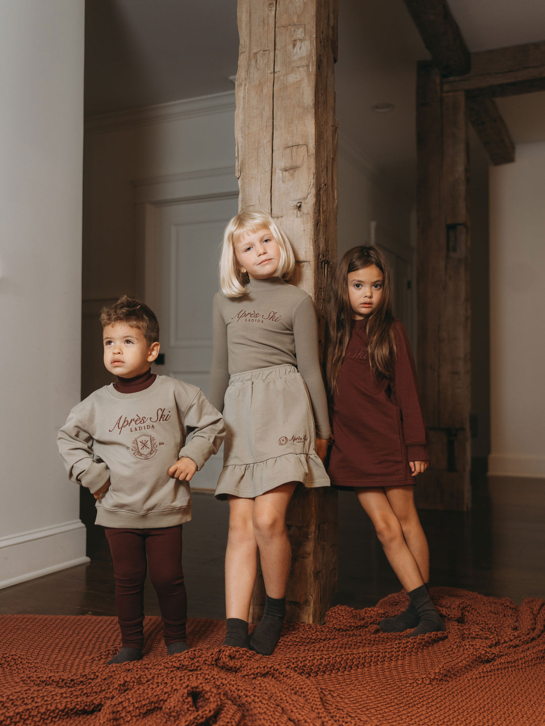 L by Ladida Wine Apres Ski Dress