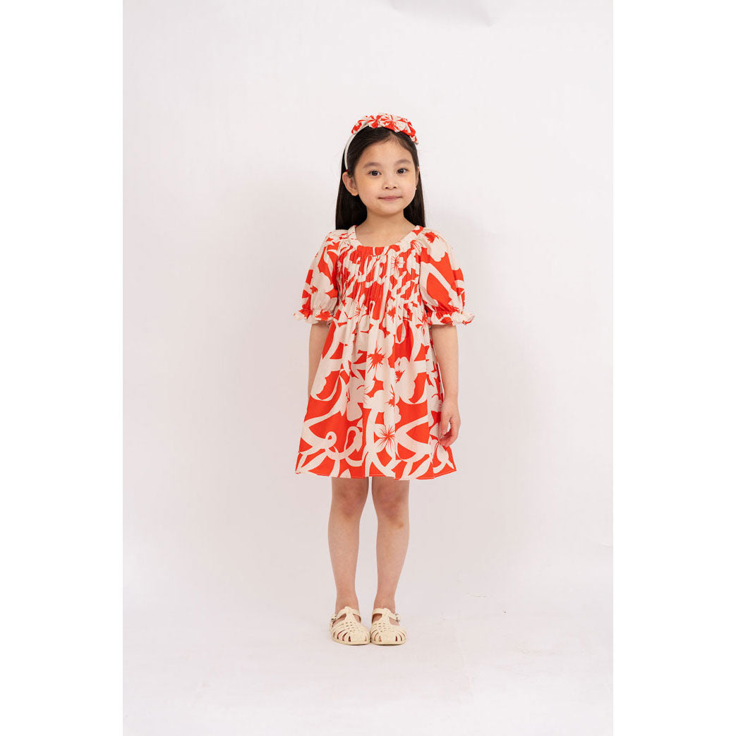 Tia Cibani Hibiscus Mix Fantasia Dress