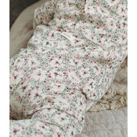 Ladida Layette Circle Floral Romper + Hat + Blanket
