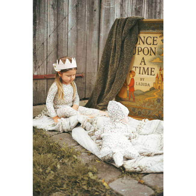 Ladida Layette Circle Floral Romper