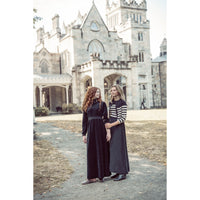 Coco Blanc Black/Cream Striped Maxi Jumper
