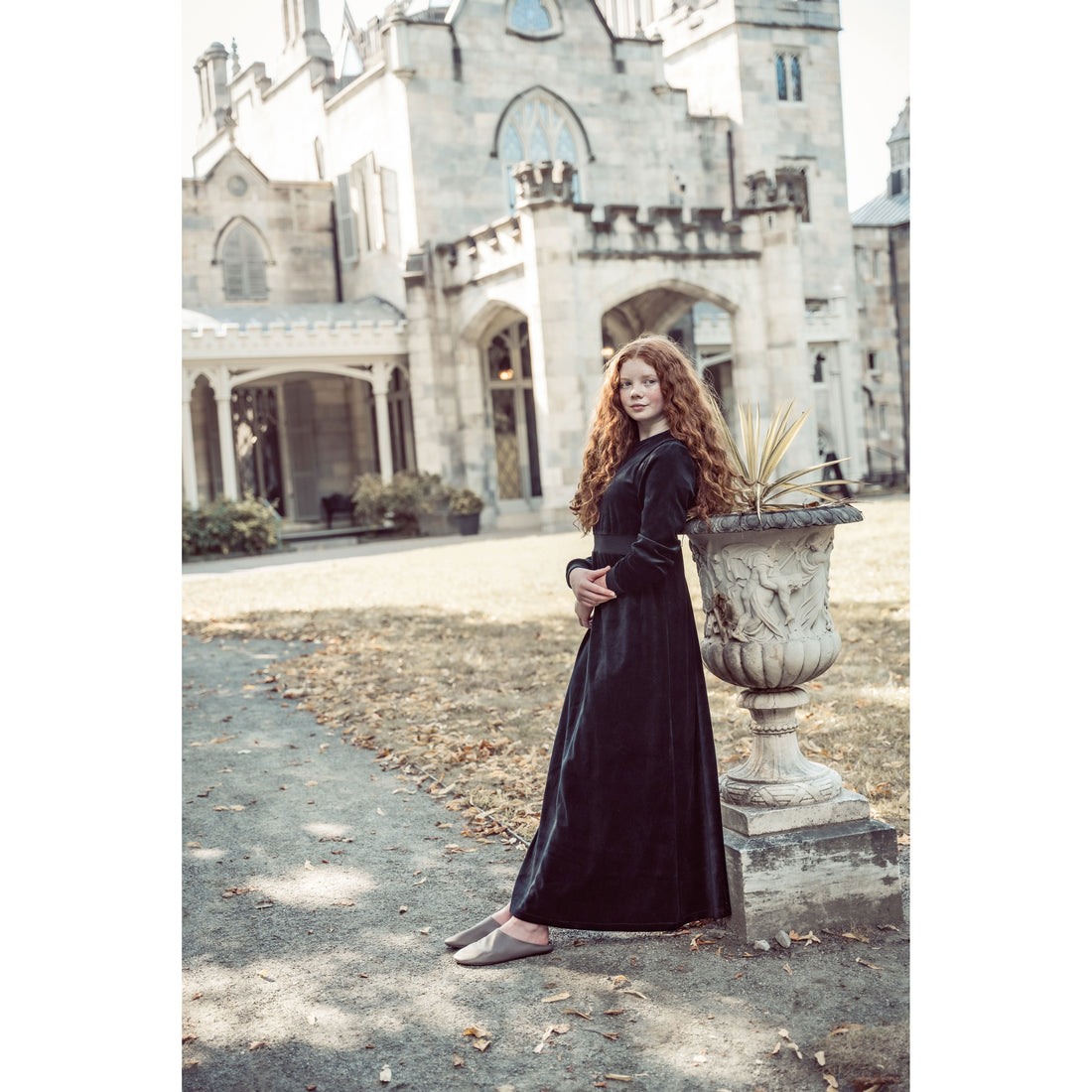 Coco Blanc Black Velour Maxi Dress – Ladida